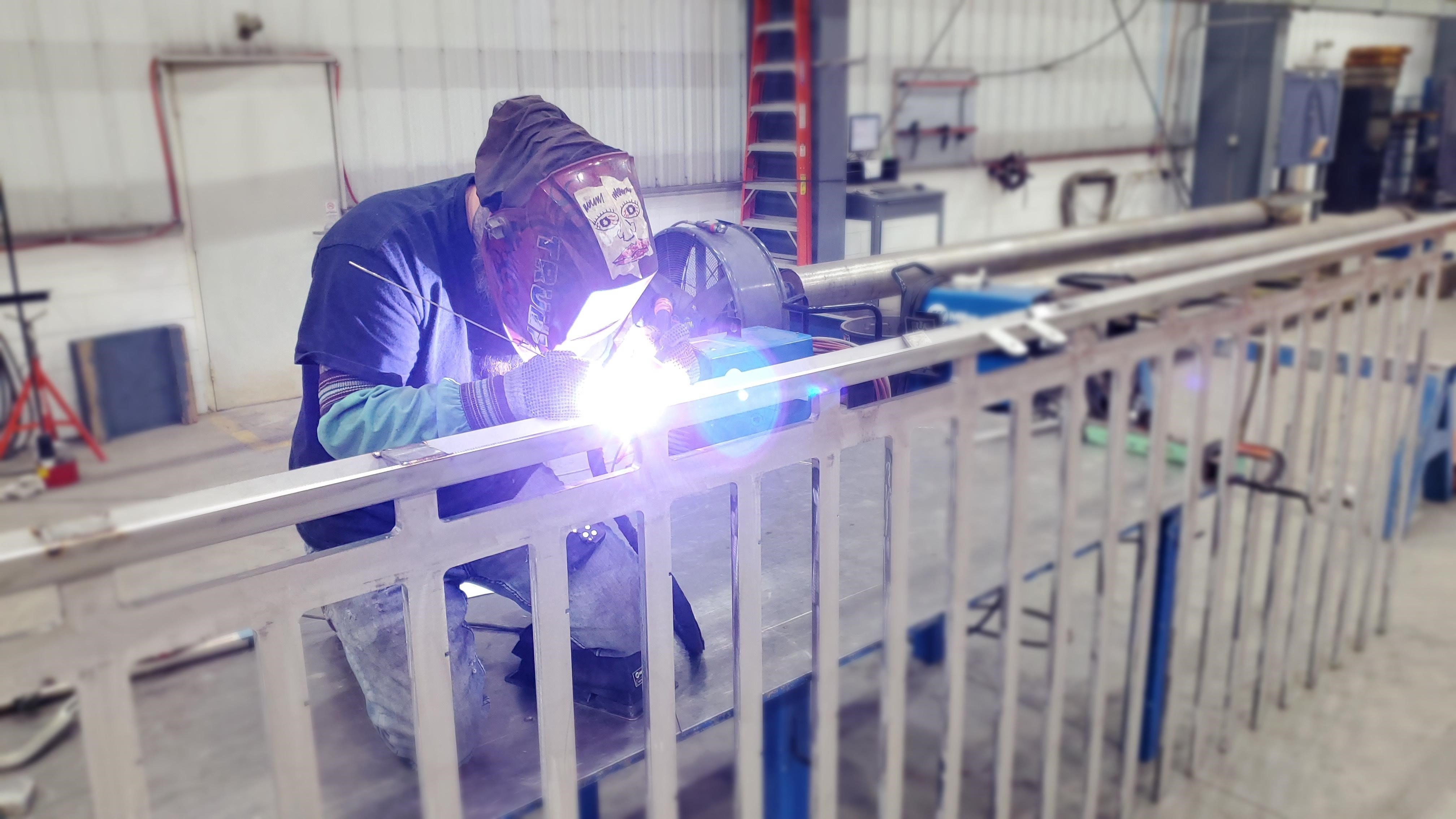 Welding Section Shot