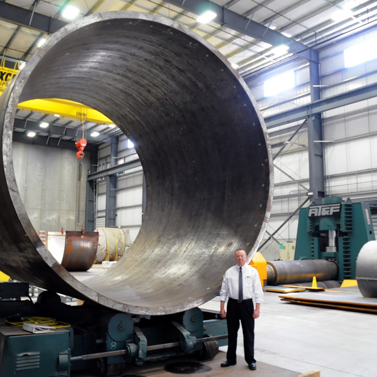 Large Rolled Cylinder